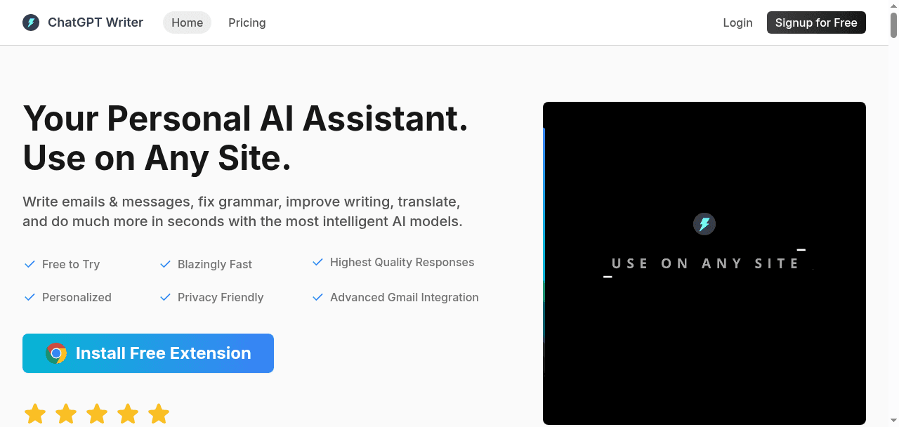 ChatGPT Writer