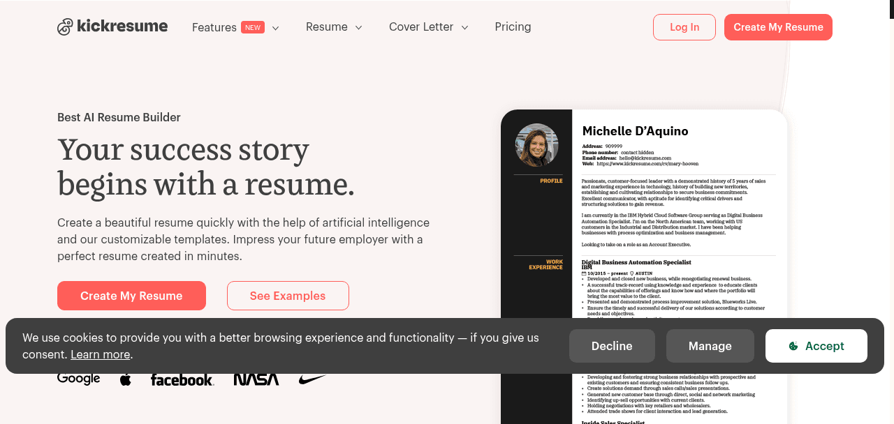Kickresume