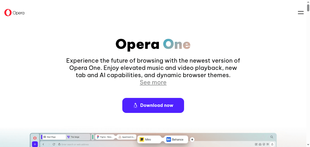 Opera One Browser