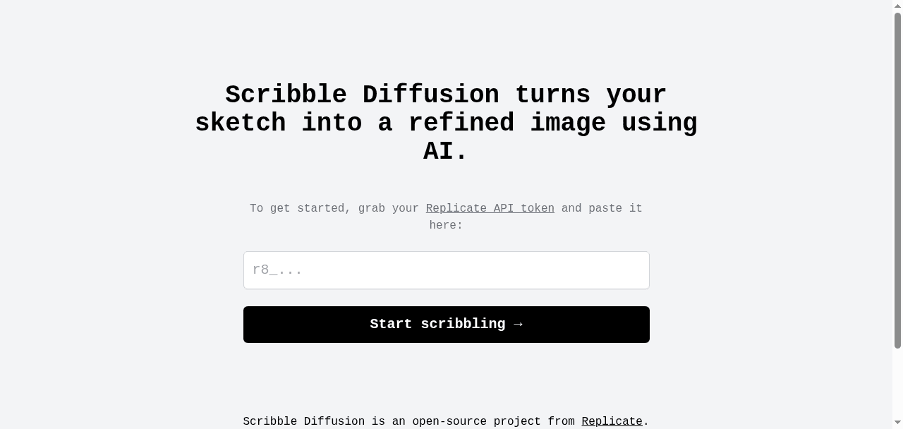 Scribble Diffusion